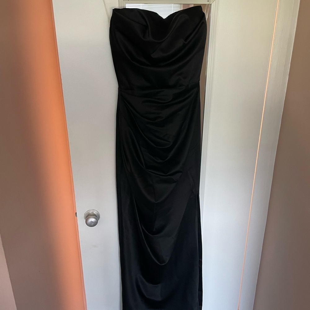 House of CB Adrienne corset dress Black